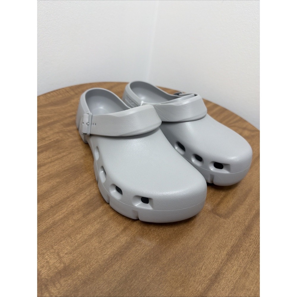 Birkenstock Mens Birki Flow EVA clog Stone Coin 43 (US 10-10.5)